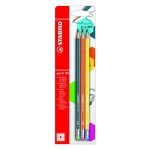 Crayons stabilo hb 160 avec gomme - lot de 3 - parfaits pour écrire et dessiner Crayons stabilo hb 160 avec gomme - lot de 3 - parfaits pour écrire et dessiner