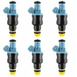 Crea - 6pcs car fuel injector for - bmw 3 e30 e36 5 e34 8 e31 7 e32 e38z1