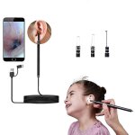 Crea - otoscope m�dical dans les oreilles, nettoyeur d'oreille, endoscope, appareil photo, cire de nettoyage ...