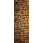 A. s. creations - papier peint panoramique marron dor� crocodile | tapisserie panoramique moderne peau ...