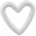 Creativ coeur en polystyr�ne 13, 5 cm