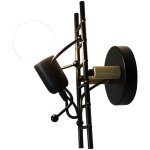 Crative applique murale petit gens de fer, lampe de mur style simple industrielle lumire interieur ...