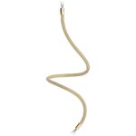 Creative cables - kit creative flex tuyau de rallonge recouvert de jute rn06 neutral avec extr�mit�s ...