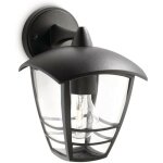 Creek applique murale descendante extérieure max. 1x60w e27 - 26x18x21 cm - ip44 - noire - philips Creek applique murale descendante extérieure max. 1x60w e27 - 26x18x21 cm - ip44 - noire - philips