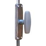 Cremone 3 points bouton akulon gris + accessoire - map - map - 3bpg