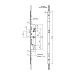 Map massard - cr�mone barillet f35 l. 530 mm map ajustable haut et bas - 3555