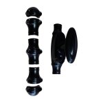 Cr�mone fonctionnelle � bouton - finition : noir mat ral9005 - map
