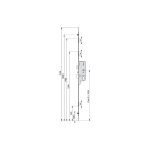 Crémone fercomatic ferco - r2 - 3 points - entraxe 70 mm - carré de 7 mm - réversible - 18 - 2150 - 40 ... Crémone fercomatic ferco - r2 - 3 points - entraxe 70 mm - carré de 7 mm - réversible - 18 - 2150 - 40 ...