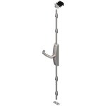 Cr�mone pompier pack dualis 7214 � poign�e rotative - finition : aluminium ral 9006 - hauteur : 2. 5 ...