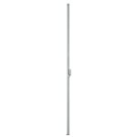Vachette - crmone pompier  poigne rotative en applique finition argent 2300 mm pour menuiserie bois, ...