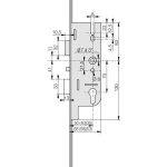 Crémone fercomatic ferco - r2 - 3 points - entraxe 70 mm - carré de 7 mm - réversible - 16 - 2150 - 50 ... Crémone fercomatic ferco - r2 - 3 points - entraxe 70 mm - carré de 7 mm - réversible - 16 - 2150 - 50 ...