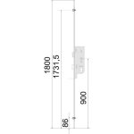 Crmone europa ferco - r2 - 3 points - entraxe 70 mm - carr de 7 mm - 6 - 33166 - 06 - 0 - 1 - 2150 ...