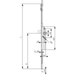 Ferco - crémone à têtière f15 à larder cote d 400 mm longueur 729 mm pour châssis à 2 vantaux avec panneton ... Ferco - crémone à têtière f15 à larder cote d 400 mm longueur 729 mm pour châssis à 2 vantaux avec panneton ...