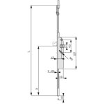 Ferco - crémone à têtière f15 à larder cote d 500 mm longueur 729 mm pour châssis à 2 vantaux avec panneton ... Ferco - crémone à têtière f15 à larder cote d 500 mm longueur 729 mm pour châssis à 2 vantaux avec panneton ...