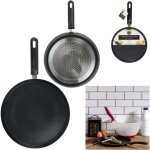Cr�pi�re en aluminium  induction  26cm noir