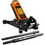 Cric hydraulique kraft muller professional 2. 25 tonnes, hauteur de levage 50cm, levage rapide grce ...