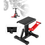 Cric de moto avec grande capacite de charge de 544 kg, leve - moto tout - terrain a hauteur reglable, ...