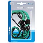 Crochet metal avec boucle elastique pour filet de remorquetentebache 4 pieces sous blister