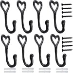 Crochet mural d�coratif crochet de serviette de manteau, crochet de sac de 8 pi�ces porte - cl�s crochet ...