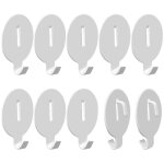 Crochets pour panneaux perfor�s - 10 pi�ces rangement outils mural, pour suspendre des objets et des ...