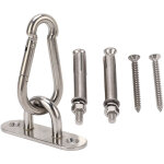 Crochet de plafond en acier inoxydable, support de suspension oscillant type u pour hamac, chaise ou ...