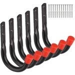 Crochets de rangement robustes pour garage, support mural universel, support mural en u, crochets � suspendre ...
