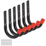 Crochets de rangement robustes pour garage, support mural universel en u pour v�lo, chaise, �chelle, ...