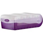 Croco 998 - 673 bo�te � fiches translucide, lilas nombre maximum de cartes: 500 cartes a8 horizontal ...