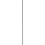 Jeu de tringle pour crmone pompier  levier type desse coloris gris aspect inox 2 x 1250 mm - la croise ...