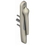 La croisee ds - poign�e 20� ext�rieur 5511 saillie r�duite - gris inox claro - droite - ds5511 - d870 ...