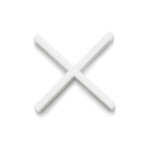 Croisillons en croix (300 pi�ces) rubi 2 mm