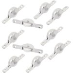 Csparkv - 10pcs sourcing map roulette de porte coulissante de placard de garde - robe de meuble 1. 8' ...