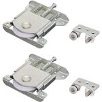 Csparkv - 2 paires roulette porte coulissante placard, roulette de coulissante, rouleau placard, meubles ...