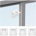 Csparkv - 4. 8cm bloque porte coulissante, 4pcs fen�tre verrouillage de s�curit� enfant avec patin adh�sif ...