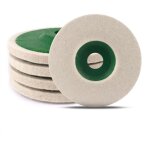Csparkv - 5pcs 125mm tampon de polissage, dia meule de polissage pour meuleuse d'angle, roue de polissage ...