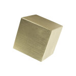 Cube - applique murale - 1 lumière - h 175 mm - doré / laiton - design, moderne - éclairage intérieur ... Cube - applique murale - 1 lumière - h 175 mm - doré / laiton - design, moderne - éclairage intérieur ...