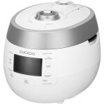 Cuckoo crp - rt1008f cuiseur � riz blanc - argent avec �cran
