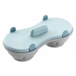 Cuiseur  oeufs micro - ondes, 2 tasses pocheur doeufs micro - ondes, fabricant doeufs pochs au micro ...