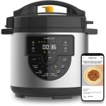 Cuiseur programmable noir newlux chef pot v170 6l avec voice, 15 fonctions, 1000w, programmable 24h, ...