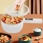 Cuiseur � vapeur �lectrique � rev�tement antiadh�sif, hot pot �lectrique 1, 6 l / 0, 42 gallons, 701w, ...