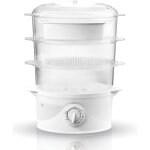 Cuiseur vapeur puissance de 800 w. - 9l - trois r�servoirs de vapeur steam turbo transparents - adler ...