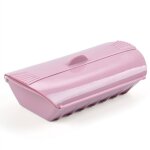 Cuiseur vapeur en silicone pour bol � micro - ondes avec poign�e et couvercle pour la pr�paration des ...