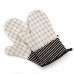 Cuisine gants mitaine four r�sistants chaleur gants four micro - ondes gants coton antid�rapant anti ...