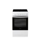 Indesit ? cuisini�re vitroc�ramique 4 plaques 50cm ? �lectrique a ? nettoyage catalytique ? multifonction ...