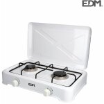 Edm - cuisini�re � gaz �maill�e 2 br�leurs 46x30x12cm .