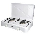 Edm - cuisini�re � gaz �maill�e 2 br�leurs 46x30x12cm .