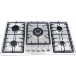 Cuisinire  gaz encastrable  5 brleurs 860 x 500 mm, avec 5 becs de gaz liqufi, plaque de cuisson ...