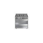 Smeg ? cuisini�re gaz 5 foyers 900mm ? four �lectrique 115l ? classe a ? cuisson par convection ? gril ...
