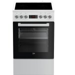 Beko - cuisiniere vitrocramique fse57302gwc - 4 feux - 50cm