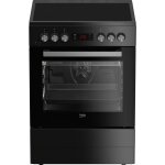 Cuisinire vitrocramique beko fsm6730sbcs vapeur